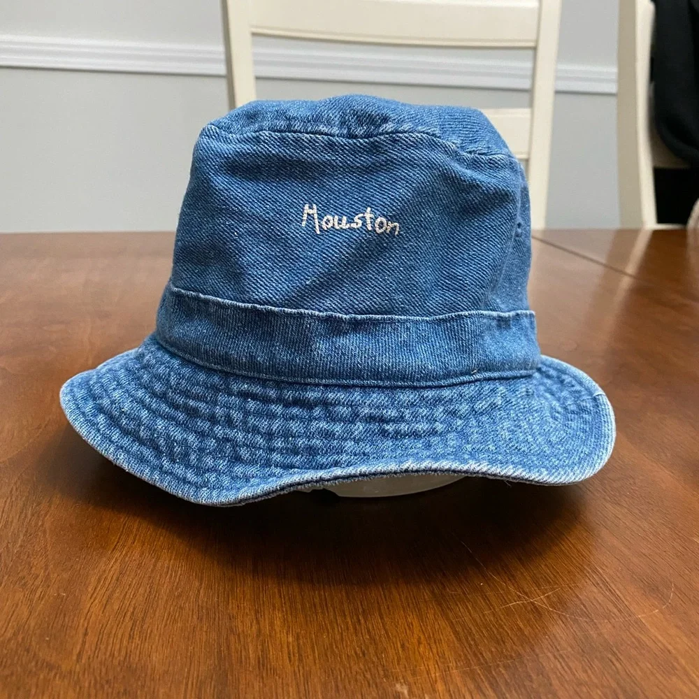 90s Kids Denim Bucket Hat - Houston